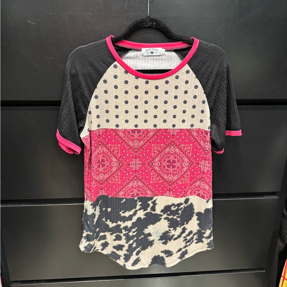 Small Crazy Train Bandana Polka Dot Top 💕